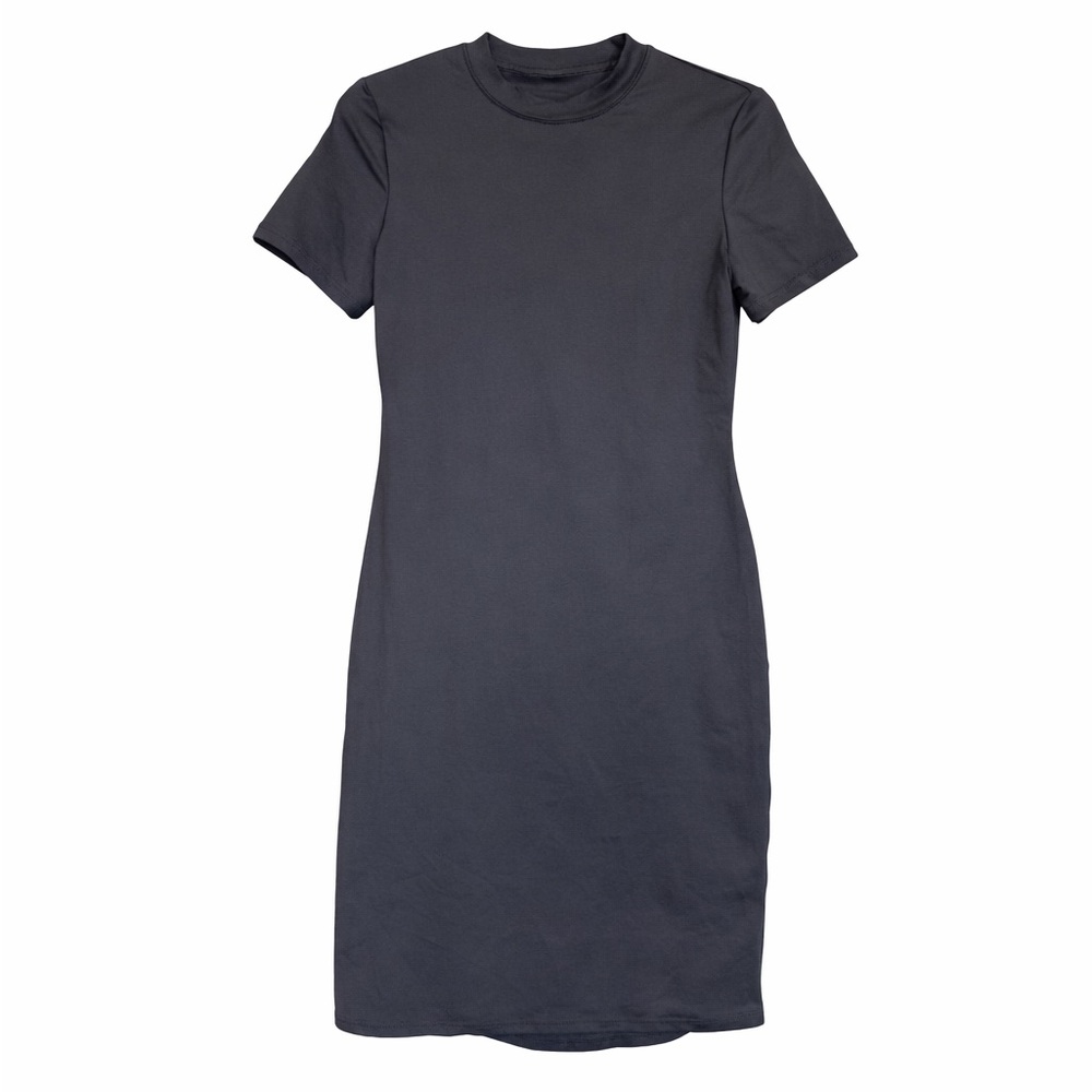 SKIMS Recycled Swim Dress Onyx Black Mini Bodycon NWT